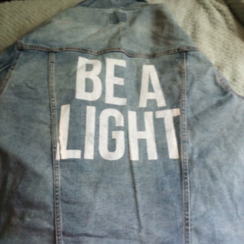 Threadfast Apparel blue jean denim jacket size XL
